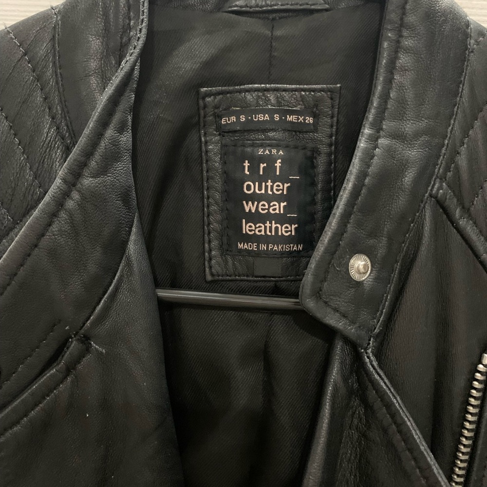 Zara Authentic Leather Jacket - image 2